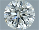 Natural Diamond 0.80 Carats, Round with Excellent Cut, I Color, VS1 Clarity and Certified by IGI