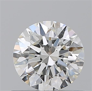 Picture of Natural Diamond 0.70 Carats, Round with Excellent Cut, J Color, VVS1 Clarity and Certified by GIA