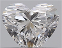Natural Diamond 0.31 Carats, Heart with  Cut, D Color, VVS2 Clarity and Certified by GIA