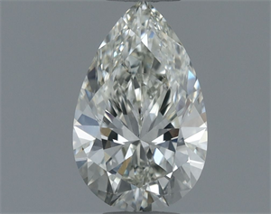 Picture of Natural Diamond 0.50 Carats, Pear with  Cut, H Color, VS2 Clarity and Certified by IGI