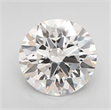 Del inventario de diamantes de laboratorio, 1.53 quilates, Redondo , Color F, claridad VVS2 y certificado IGI