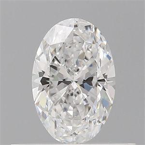 Picture of Natural Diamond 0.40 Carats, Oval with  Cut, D Color, VS2 Clarity and Certified by GIA