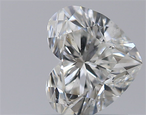 Picture of Natural Diamond 0.50 Carats, Heart with  Cut, H Color, SI1 Clarity and Certified by GIA