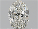 Diamante Natural 0.53 quilates, Ovalado , Color H, claridad VVS2 y certificado GIA