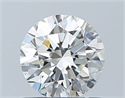 Natural Diamond 0.70 Carats, Round with Excellent Cut, G Color, VVS2 Clarity and Certified by IGI