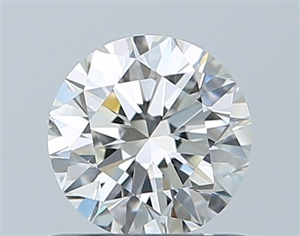 Picture of Natural Diamond 0.70 Carats, Round with Excellent Cut, G Color, VVS2 Clarity and Certified by IGI