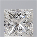 Natural Diamond 0.81 Carats, Princess with  Cut, F Color, VS2 Clarity and Certified by GIA