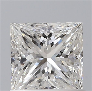 Picture of Natural Diamond 0.81 Carats, Princess with  Cut, F Color, VS2 Clarity and Certified by GIA