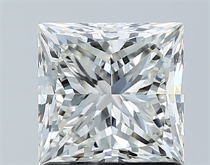 Foto Diamante Natural 1.50 quilates, Princesa , Color I, claridad VVS2 y certificado GIA de