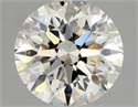 Natural Diamond 0.70 Carats, Round with Excellent Cut, J Color, VVS1 Clarity and Certified by GIA
