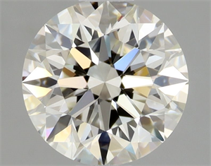 Picture of Natural Diamond 0.70 Carats, Round with Excellent Cut, J Color, VVS1 Clarity and Certified by GIA