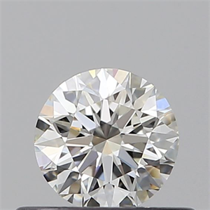 Picture of Natural Diamond 0.40 Carats, Round with Excellent Cut, H Color, VS1 Clarity and Certified by GIA