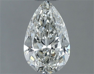 Picture of Natural Diamond 0.72 Carats, Pear with  Cut, I Color, VS1 Clarity and Certified by GIA
