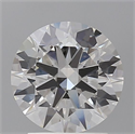 Lab Grown Diamond 2.10 Carats, Round with Ideal Cut, E Color, VS1 Clarity and Certified by IGI