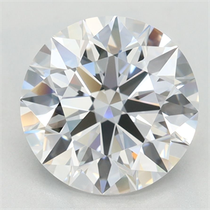 Picture of Lab Grown Diamond 2.79 Carats, Round with Excellent Cut, D Color, VVS1 Clarity and Certified by GIA