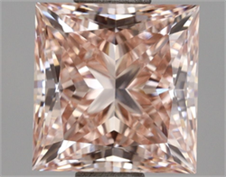 Picture of Lab Grown Diamond 1.98 Carats, Princess with  Cut, Fancy Intense Pink Color, VS1 Clarity and Certified by IGI
