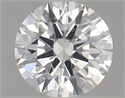 Natural Diamond 0.70 Carats, Round with Excellent Cut, F Color, SI2 Clarity and Certified by GIA