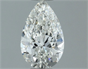Natural Diamond 0.80 Carats, Pear with  Cut, H Color, VS2 Clarity and Certified by GIA