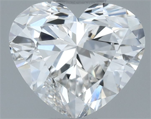 Picture of Natural Diamond 0.50 Carats, Heart with  Cut, I Color, VVS1 Clarity and Certified by GIA