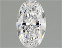 Natural Diamond 1.01 Carats, Oval with  Cut, D Color, SI1 Clarity and Certified by GIA