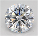 Lab Grown Diamond 3.30 Carats, Round with Ideal Cut, D Color, VS1 Clarity and Certified by IGI