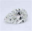 Natural Diamond 1.20 Carats, Pear with  Cut, G Color, SI2 Clarity and Certified by GIA