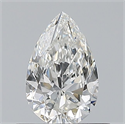 Natural Diamond 0.51 Carats, Pear with  Cut, F Color, VS1 Clarity and Certified by GIA