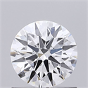 Lab Grown Diamond 0.74 Carats, Round with Ideal Cut, D Color, VVS2 Clarity and Certified by IGI