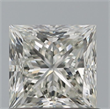 Natural Diamond 0.80 Carats, Princess with  Cut, H Color, VS1 Clarity and Certified by IGI