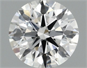 Lab Grown Diamond 1.02 Carats, Round with Ideal Cut, E Color, VVS2 Clarity and Certified by IGI