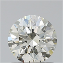 Natural Diamond 0.80 Carats, Round with Excellent Cut, K Color, SI2 Clarity and Certified by GIA