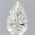 Natural Diamond 0.90 Carats, Pear with  Cut, H Color, VS1 Clarity and Certified by GIA