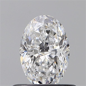 Picture of Natural Diamond 0.50 Carats, Oval with  Cut, D Color, VVS2 Clarity and Certified by GIA
