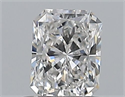 Natural Diamond 0.50 Carats, Radiant with  Cut, E Color, VVS2 Clarity and Certified by GIA