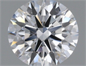 Lab Grown Diamond 1.19 Carats, Round with Ideal Cut, D Color, VS2 Clarity and Certified by IGI