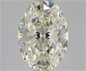 Natural Diamond 1.50 Carats, Oval with  Cut, L Color, VS2 Clarity and Certified by GIA