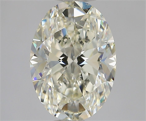 Picture of Natural Diamond 1.50 Carats, Oval with  Cut, L Color, VS2 Clarity and Certified by GIA