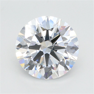 Picture of Lab Grown Diamond 4.01 Carats, Round with Ideal Cut, E Color, VS1 Clarity and Certified by IGI