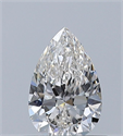 Natural Diamond 0.50 Carats, Pear with  Cut, H Color, VS1 Clarity and Certified by GIA
