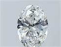 Natural Diamond 1.01 Carats, Oval with  Cut, E Color, VS1 Clarity and Certified by GIA
