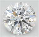 Lab Grown Diamond 4.89 Carats, Round with Ideal Cut, H Color, IF Clarity and Certified by IGI