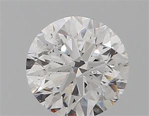 Picture of Natural Diamond 0.40 Carats, Round with Very Good Cut, D Color, SI2 Clarity and Certified by GIA