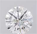 Del inventario de diamantes de laboratorio, 2.05 quilates, Redondo , Color F, claridad VVS1 y certificado IGI