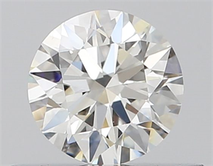 Picture of Natural Diamond 0.40 Carats, Round with Excellent Cut, H Color, VVS2 Clarity and Certified by GIA