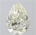 Natural Diamond 5.02 Carats, Pear with  Cut, J Color, SI2 Clarity and Certified by IGI
