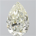 Natural Diamond 5.02 Carats, Pear with  Cut, J Color, SI2 Clarity and Certified by IGI
