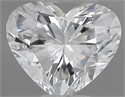 Natural Diamond 0.40 Carats, Heart with  Cut, E Color, VS2 Clarity and Certified by IGI