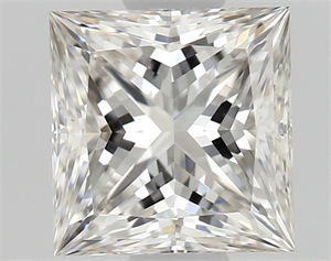Picture of Natural Diamond 0.81 Carats, Princess with  Cut, H Color, VVS1 Clarity and Certified by GIA