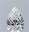 Diamante Natural 0.41 quilates, De pera , Color H, claridad VVS1 y certificado GIA