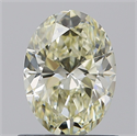 Natural Diamond 0.91 Carats, Oval with  Cut, L Color, VS1 Clarity and Certified by IGI